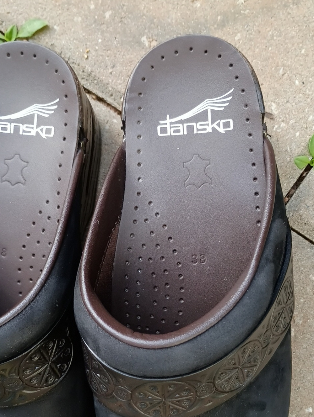 Dansko Sonja Open-back Leather Clogs 38 - Picture 6 of 15